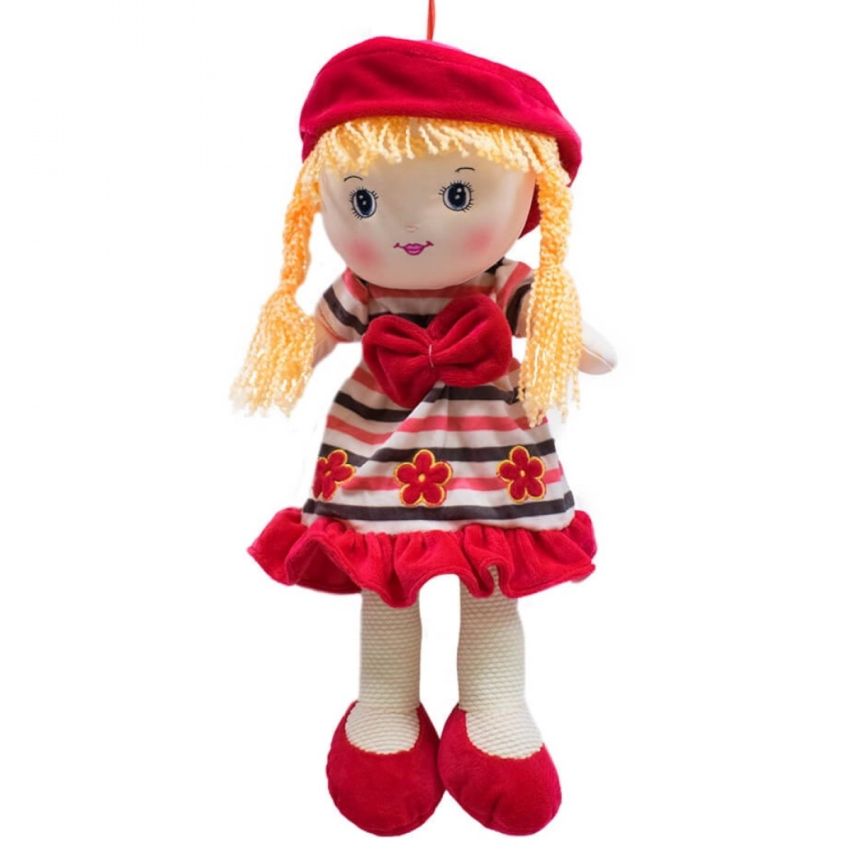 Boneca de Pano Chapéu Vermelho 65 cm - Fofy Toys