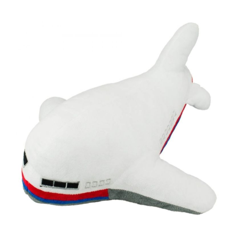 Avião de Pelúcia Branco 30 cm - Fofy Toys