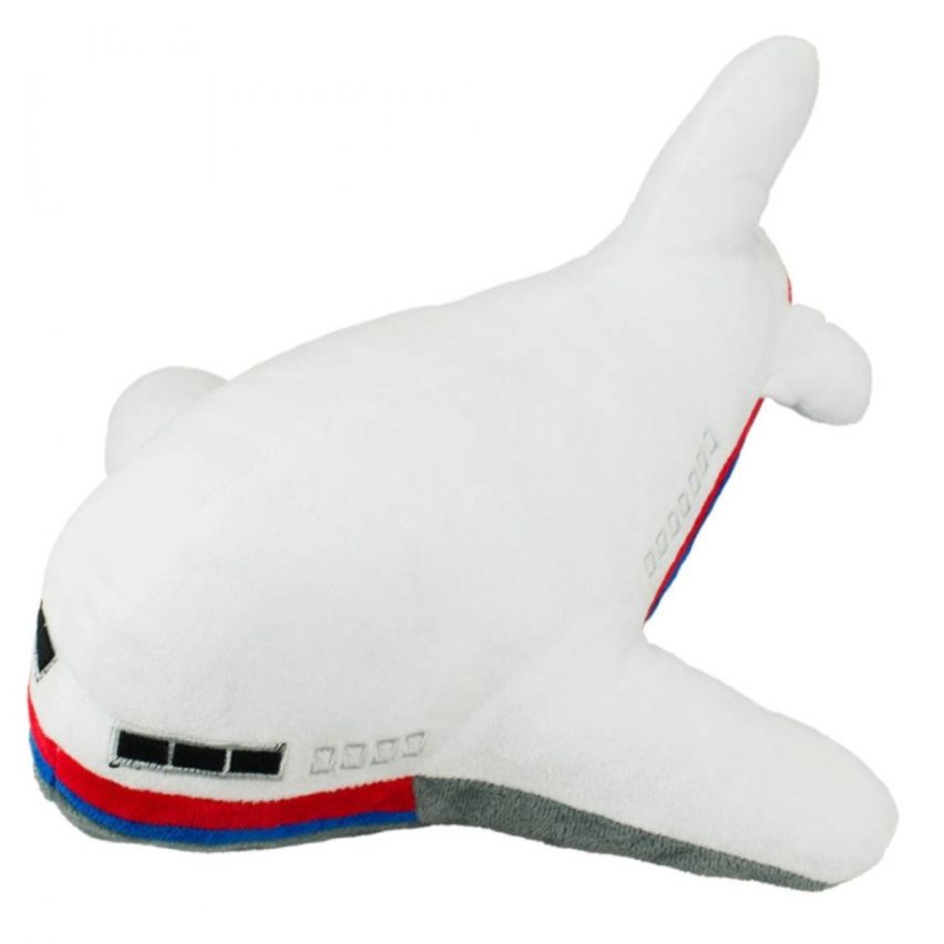 Avião de Pelúcia Branco 38 cm - Fofy Toys