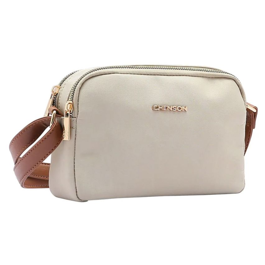 Bolsa Mini Bag Feminina Bege 3484133 - Chenson