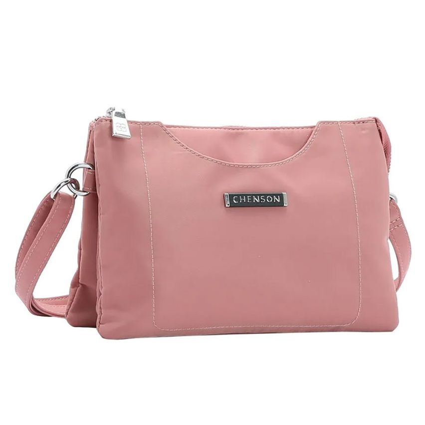 Bolsa Mini Bag Feminina Twill Nylon Rose 3784539 - Chenson