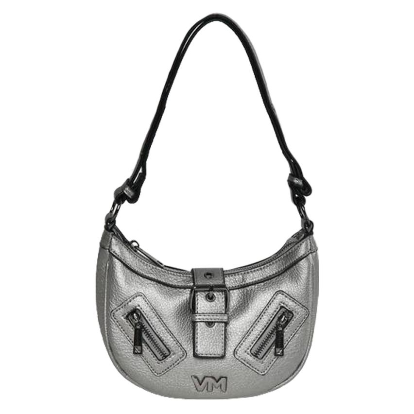 Bolsa Shoulder Bag Feminina Prata B2-510 - Via Marte
