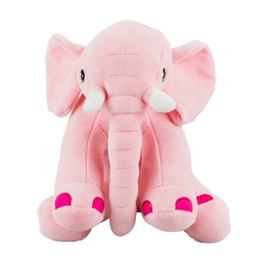 Elefanta de Pelúcia Rosa 30 cm - Fofy Toys
