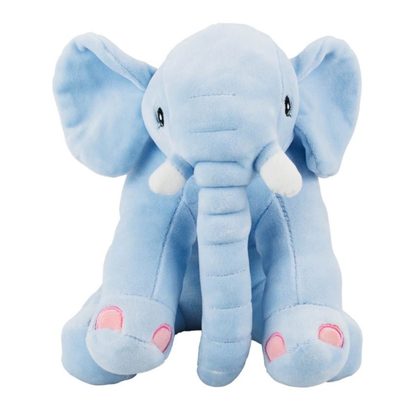 Elefante de Pelúcia Azul 30 cm - Fofy Toys