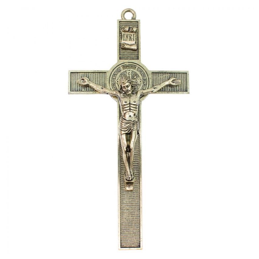 Imagem Crucifixo de Parede em Metal 30 cm
